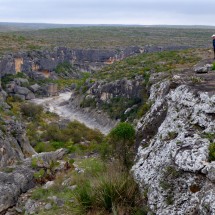 Marion on the rim of Seminole Canyon